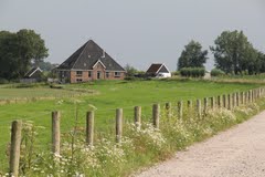 blik in de Belmermeerpolder richting Broek in Waterland