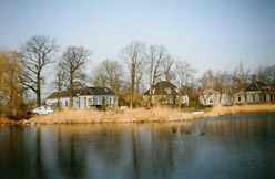 Broek in Waterland, gezicht op De Erven vanaf de Broekermeerdijk
