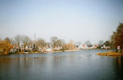 Broek in Waterland, gezicht op het Havenrak vanaf de Broekermeerdijk