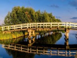 Fietsbrug over de Monnickenmeerringsloot