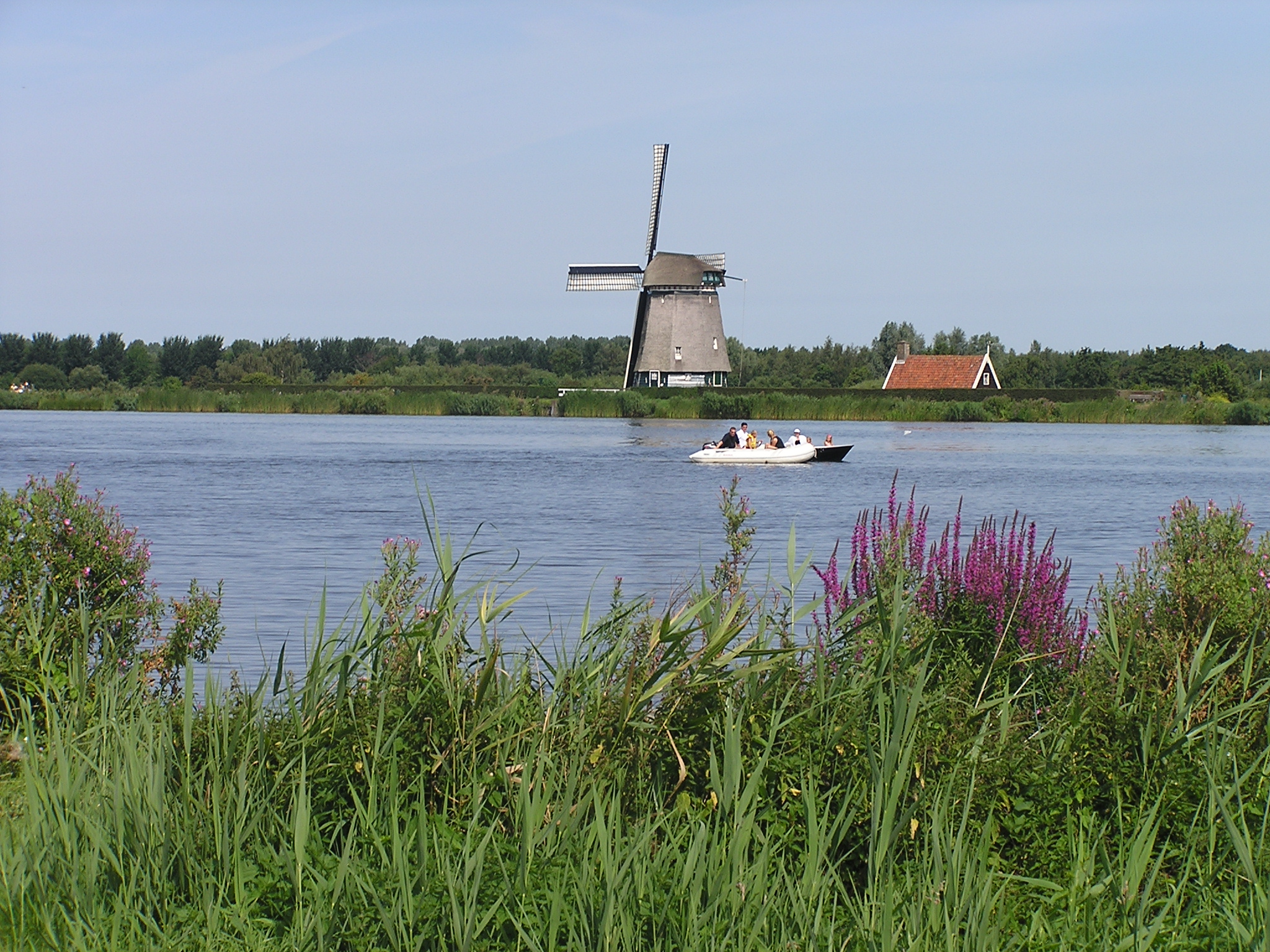 Molen in natuurpark Het Twiske