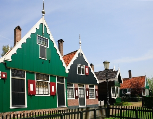 Zaanse gevels aan de Schans